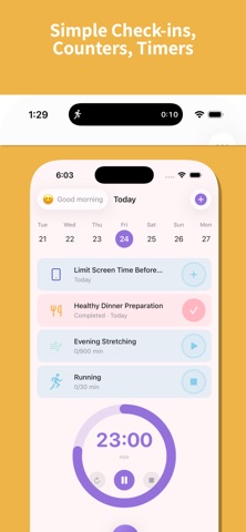 Nudgly - AI Habit Tracker screenshot
