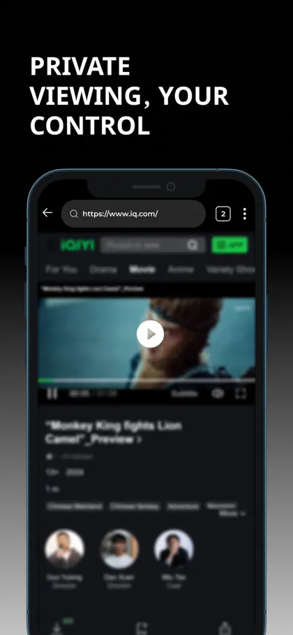 Famelack: Watch Movies Browser ekran görüntüsü 3 / 6