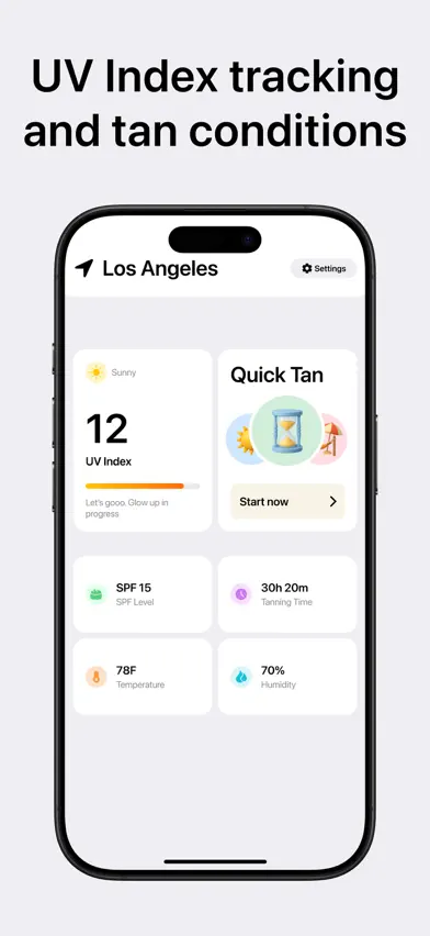 Sunglow: Tanning, Rayz Tracker screenshot 1
