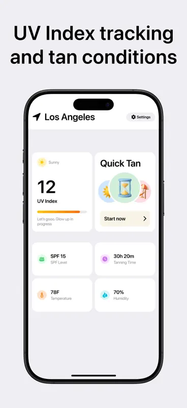 Sunglow: Tan routine, Rayz, UV screenshot 1 of 3