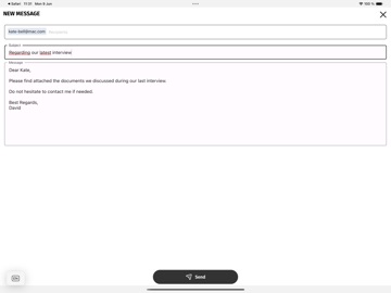 MyLumiSpace iPad screenshot