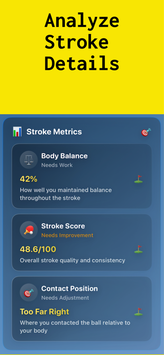 Pickleball Stroke Analyzer Screenshot 2 of 4