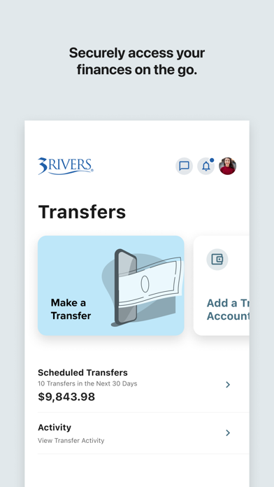3Rivers Mobile Banking screenshot
