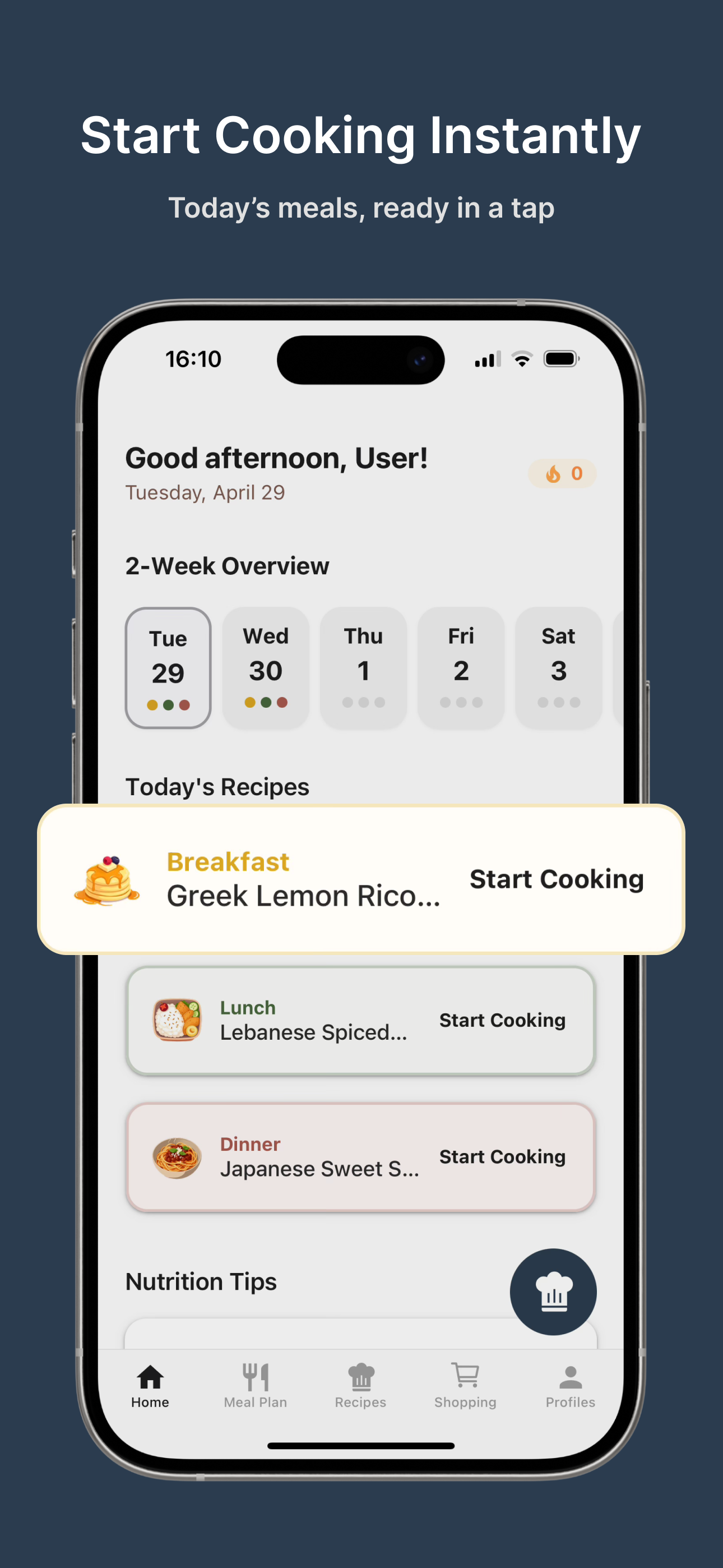 Craveit AI - Meal Planner screenshot 1