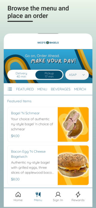 Nico's Bagels Screenshot 2 of 3