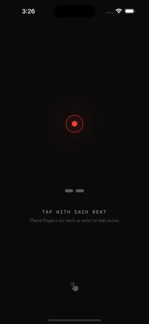 Pulse: Tap Heart Rate screenshot 2