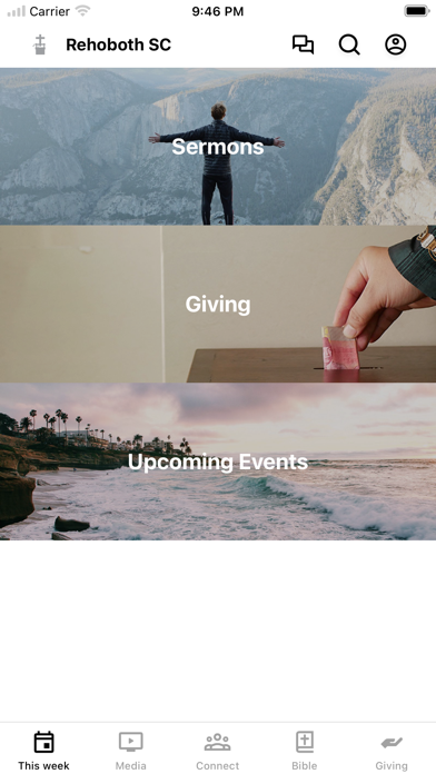 Rehoboth Saints Center, Inc. app screenshot