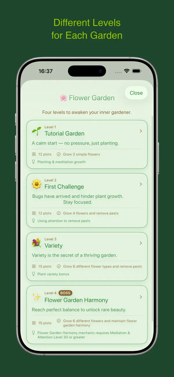 Screenshot #2 pour MindGrow Garden