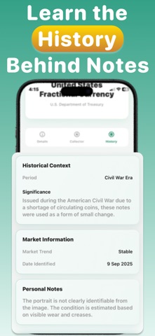 Rare Money:Bill Scanner iPhone screenshot