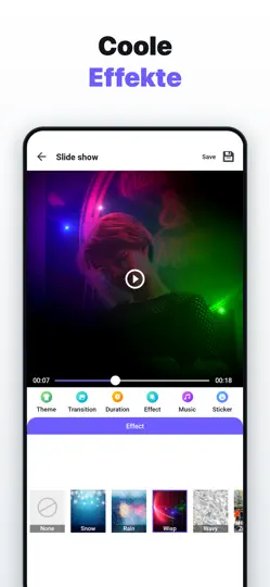 Screenshot von Video Maker Pro - Slideshow auf dem iPhone 4
