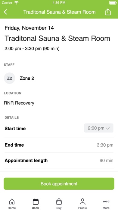 App screenshot