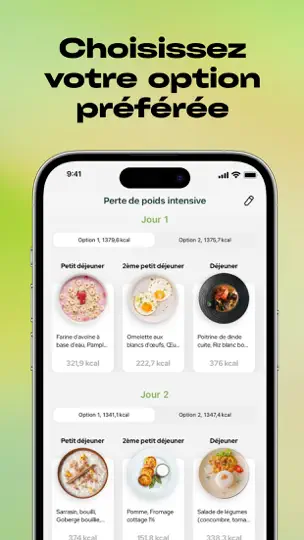Capture d'écran de Régime: Manger Sain & Calories sur iPhone 6