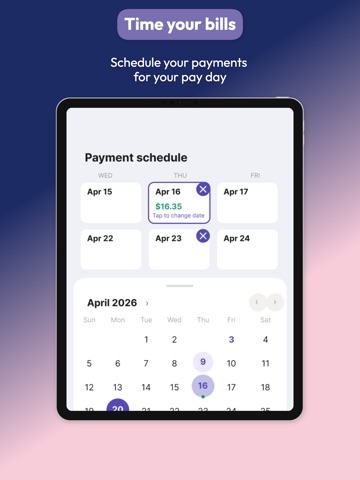 Pay with Sublime iPad screenshot