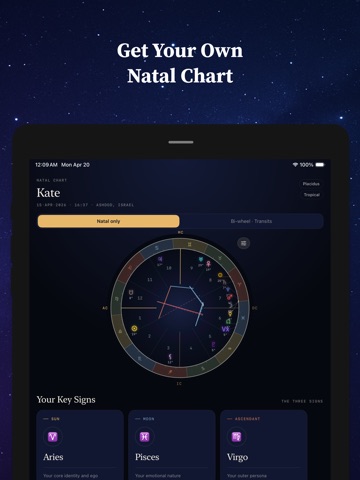 AstroFate - Personal Astrology iPad screenshot