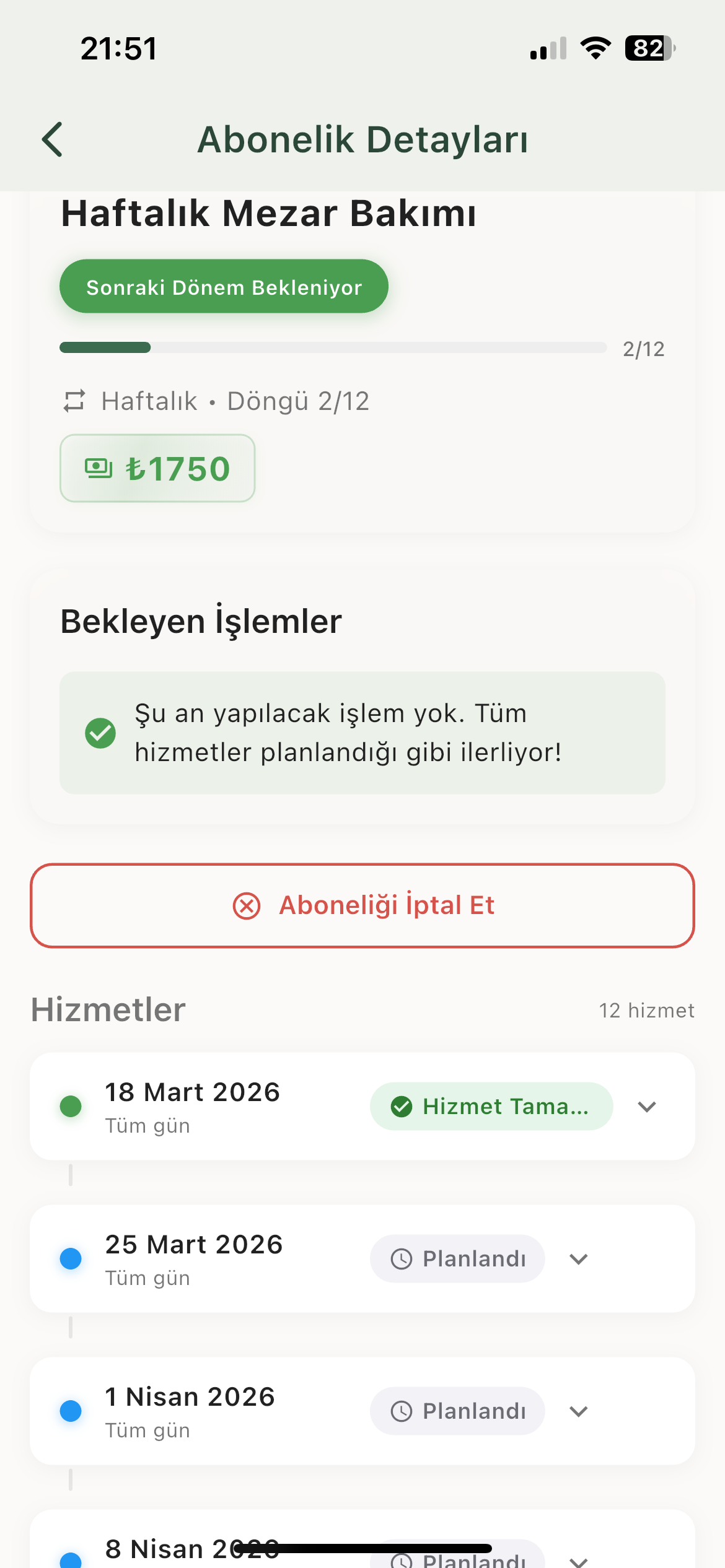 Vazifem - Mezar Bakımı