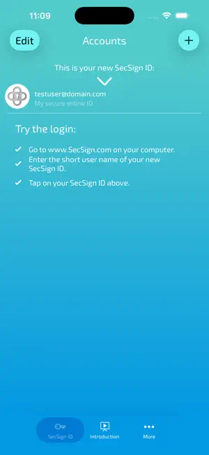 SecSign ID screenshot 1