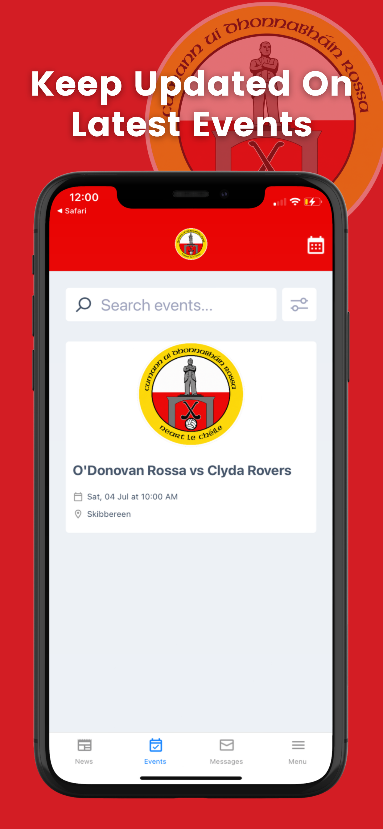 O'Donovan Rossa GAA screenshot 3