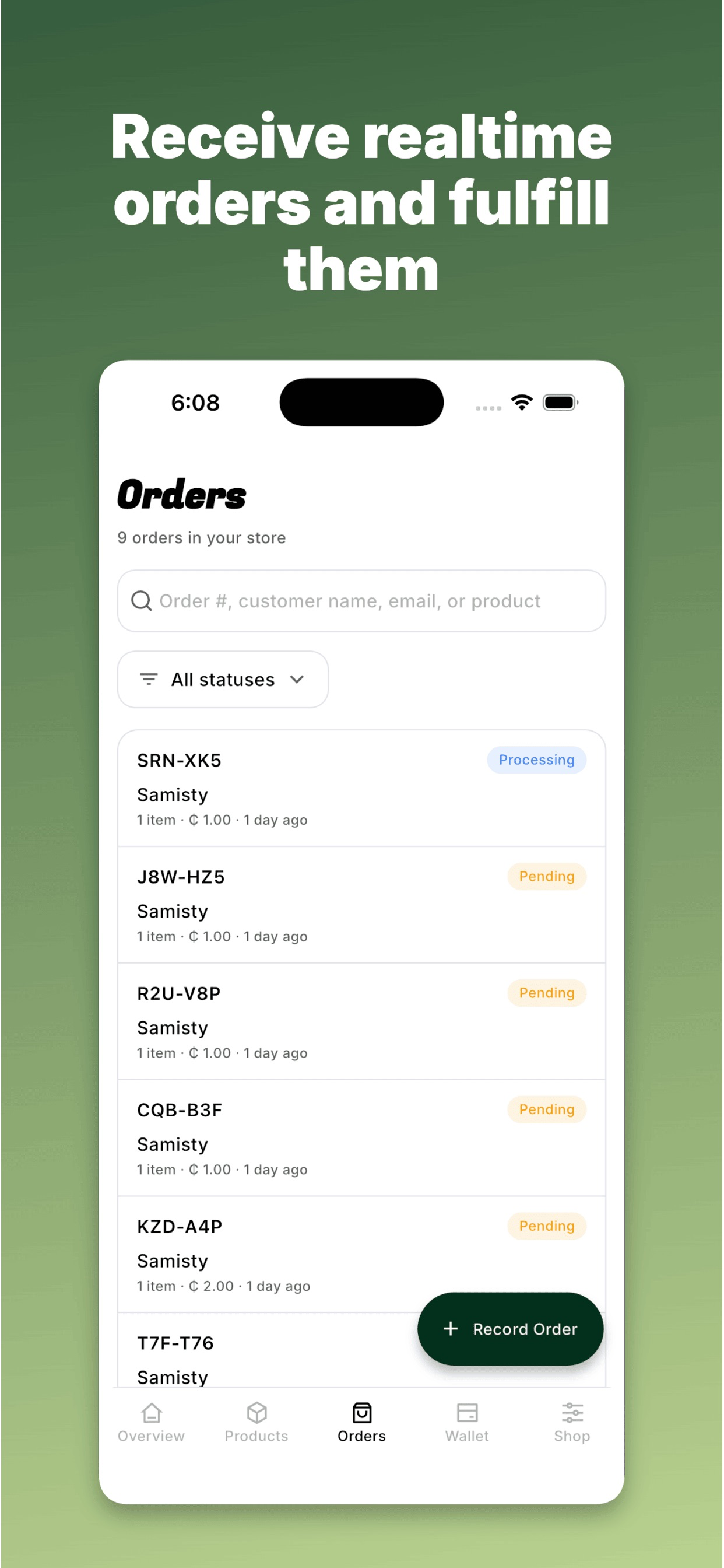 Safelynk: Storefront Manager
