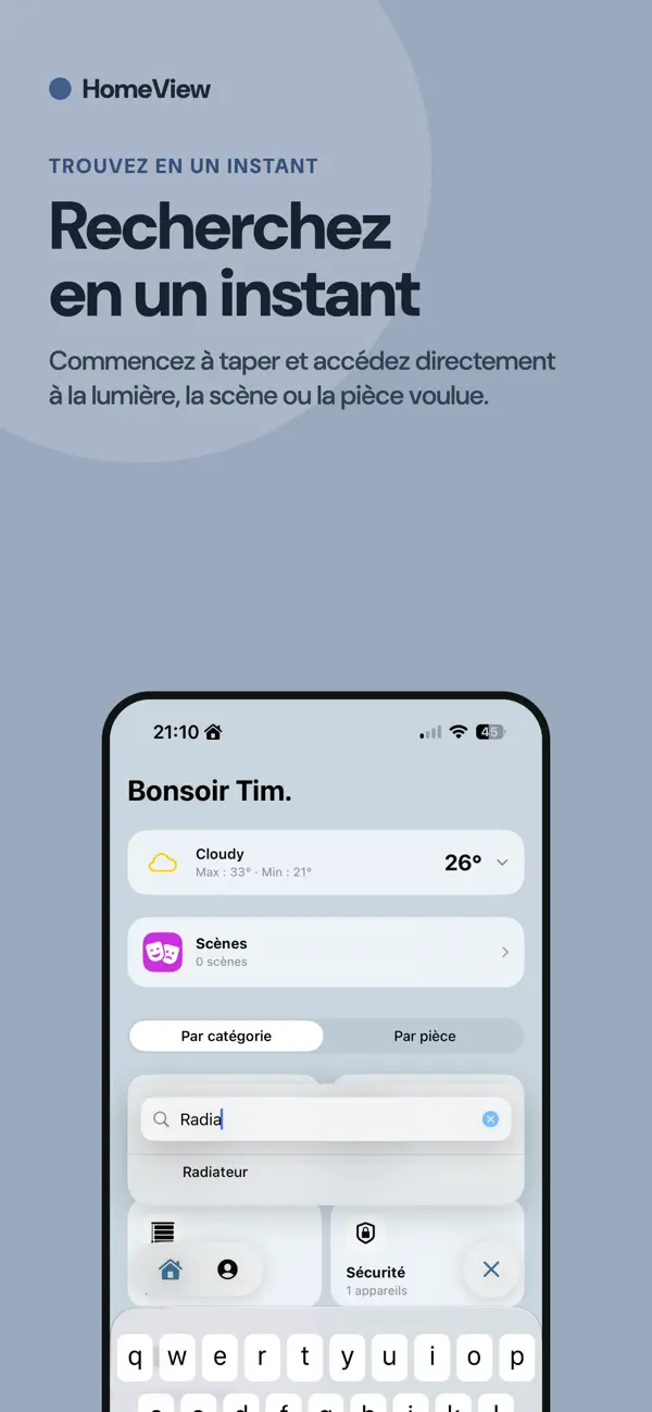 Screenshot #3 pour SmartHome Dashboard - HomeView