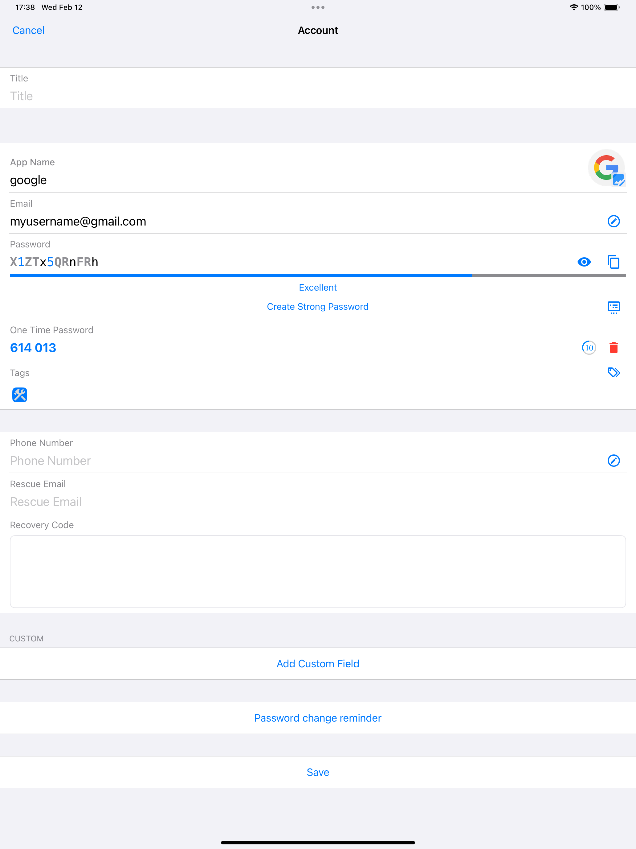 Zero Password screenshot 15