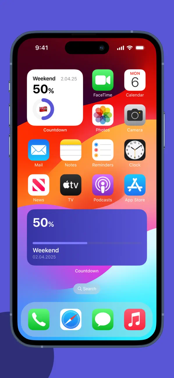 #6. Countdown Tracker - Timer (iOS) Ved: Get Technologies
