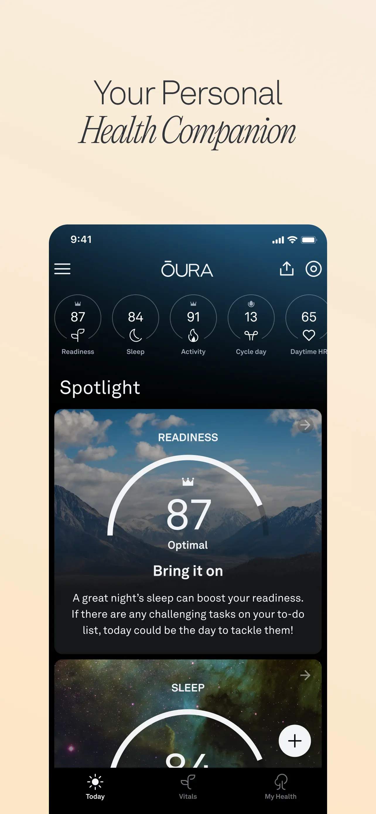 Oura screenshot 1