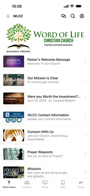 Word of Life Christian Church screenshot 1