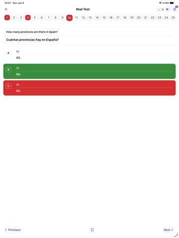 Spanish Citizenship Test CCSE iPad screenshot