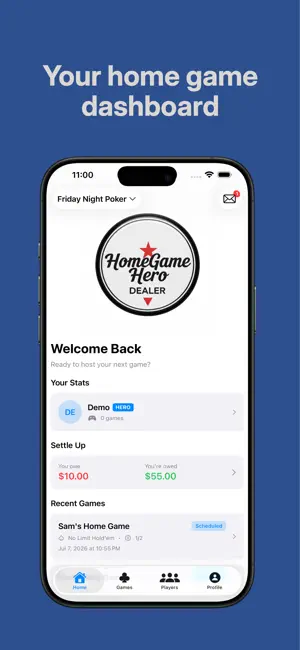 HomeGame Hero screenshot 1