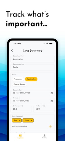 Boaters Logbook (Captain) iPhone screenshot