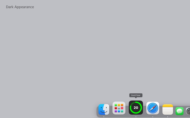DockTimer - Timer in your Dock screenshot