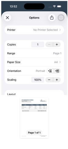 Handwerker Zeit App iPhone screenshot