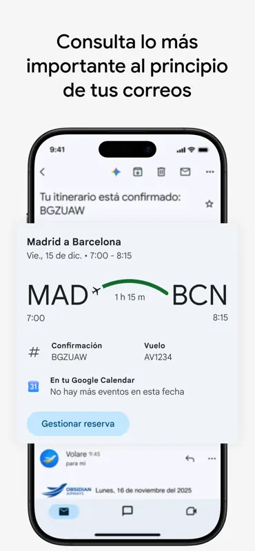 Gmail - El correo de Google screenshot 2 of 10