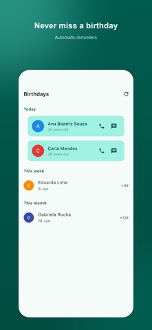 Recover Contacts - Phonebook iPhone screenshot
