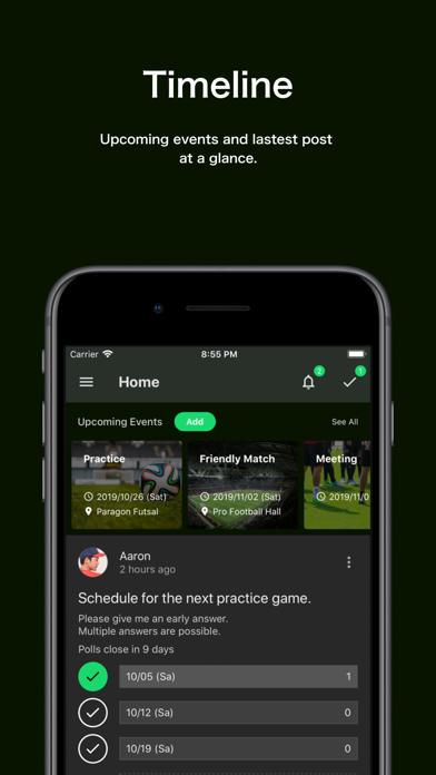 TeamHub - Manage Sports Teams Screenshot