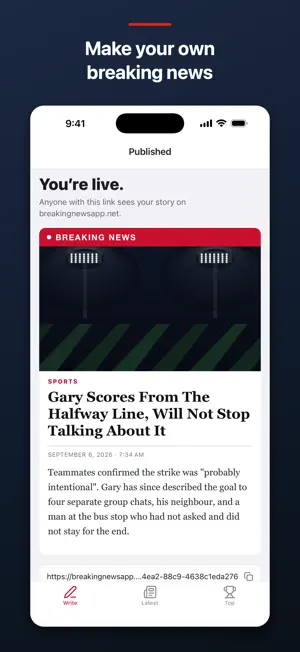 Breaking News Maker App screenshot 1
