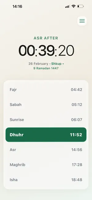 Azan - Prayer Times. screenshot 1