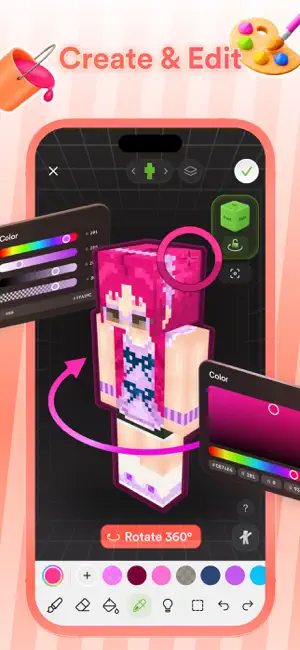 Skinseed for Minecraft Skins iPhone screenshot 2