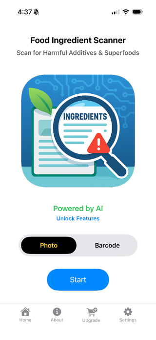 Food Ingredient Scanner Screenshot 1 of 8