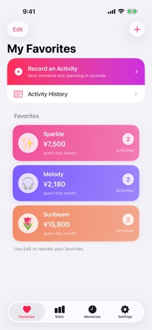 Oshi Memo: Fan Life Log iPhone screenshot