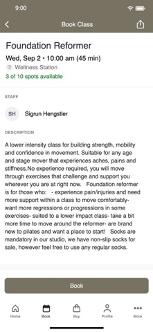 Wellness Station Pilates Screenshot 3 of 3