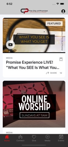 City of Promise app screenshot
