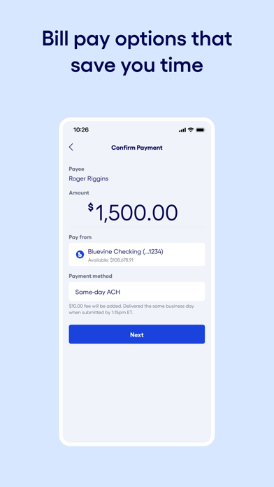 Bluevine iPhone screenshot 3 - Finance app