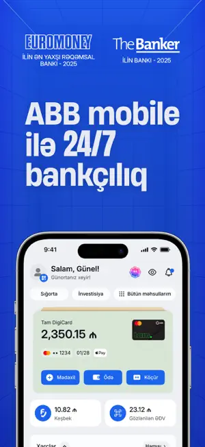 ABB mobile: Bank & Tez Kredit screenshot 1