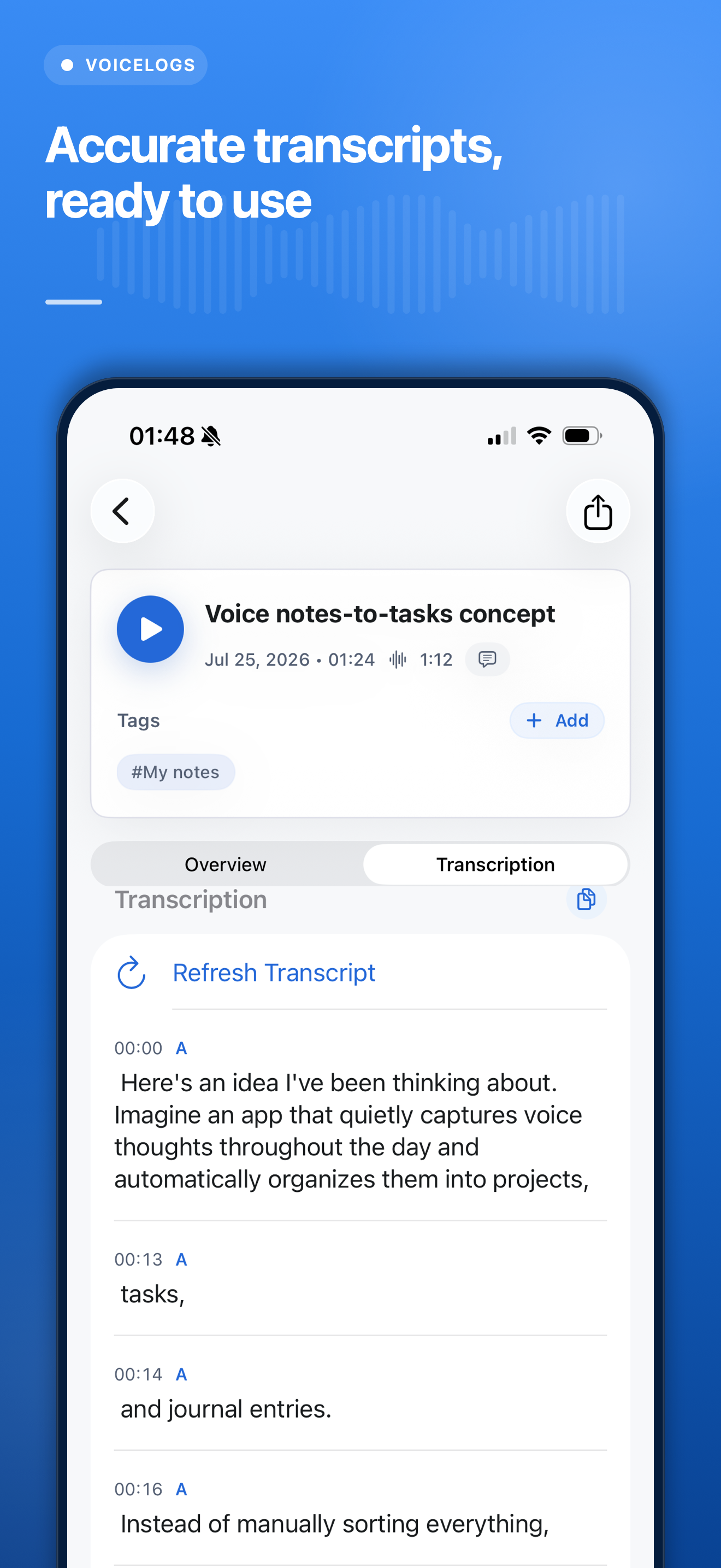 Voicelogs screenshot 4