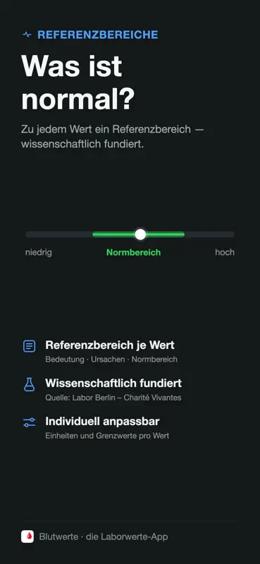 Blutwerte: Laborwerte App screenshot 8 of 9