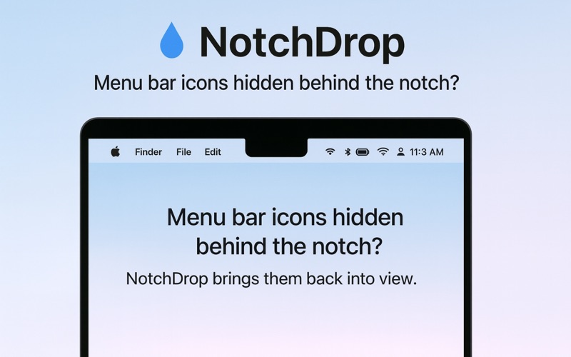 NotchDrop screenshot