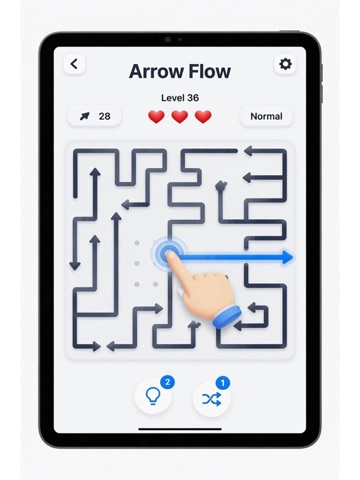 Arrows Games _ Puzzle Escape iPad screenshot