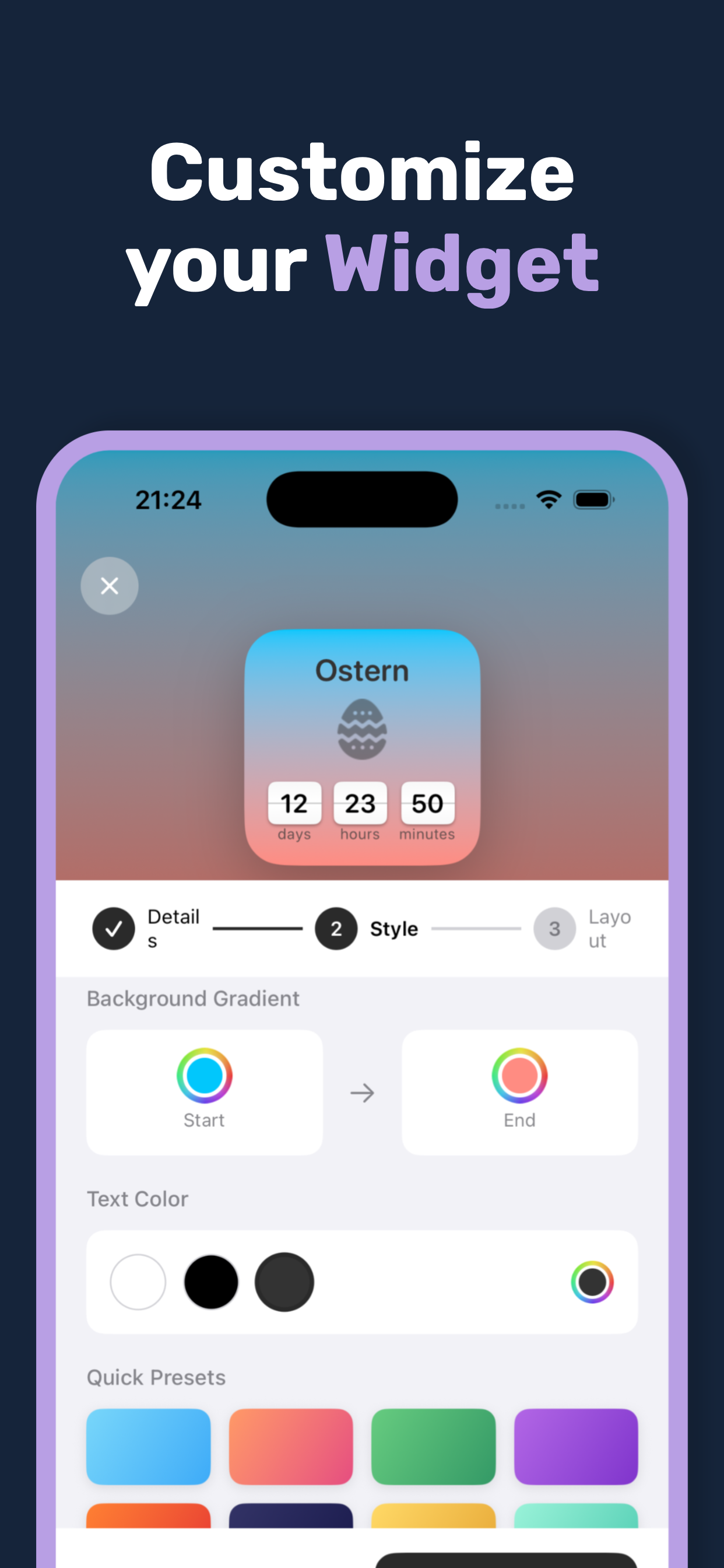 Countdown Widget Premium screenshot 3