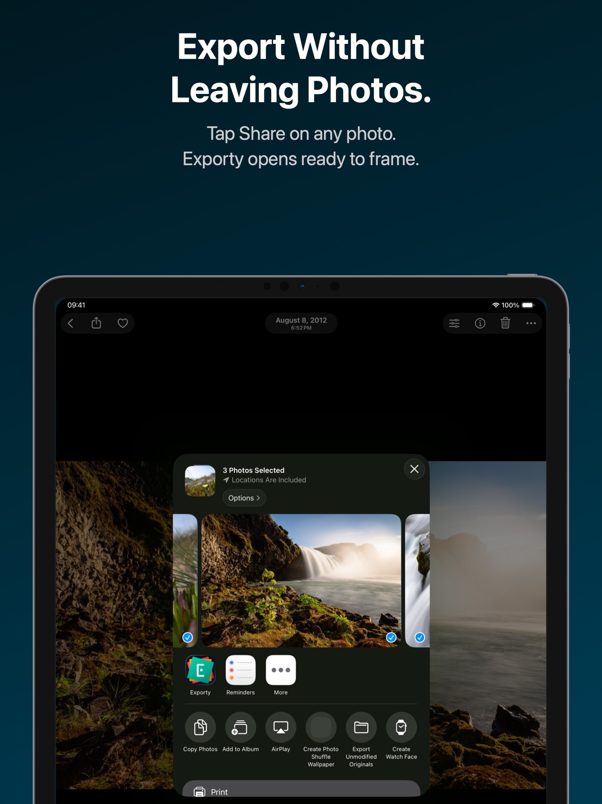 Exporty - Batch Photo Export ipad screenshot 3